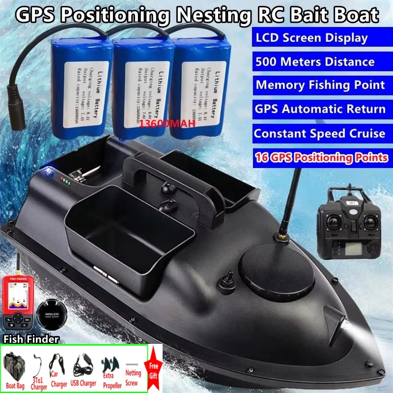 Fishing Boat Depth Finder - قارب صيد الطُعم بالتحكم عن بعد