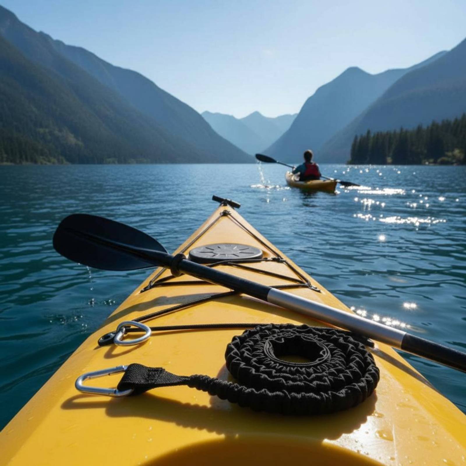 حبل تثبيت مجداف الكاياك مضاد ل - مراجعة Fishing Boat Paddle وسعره